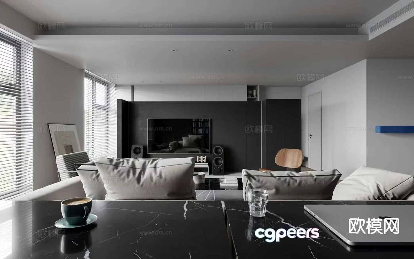3D model of high-end Huike restaurant