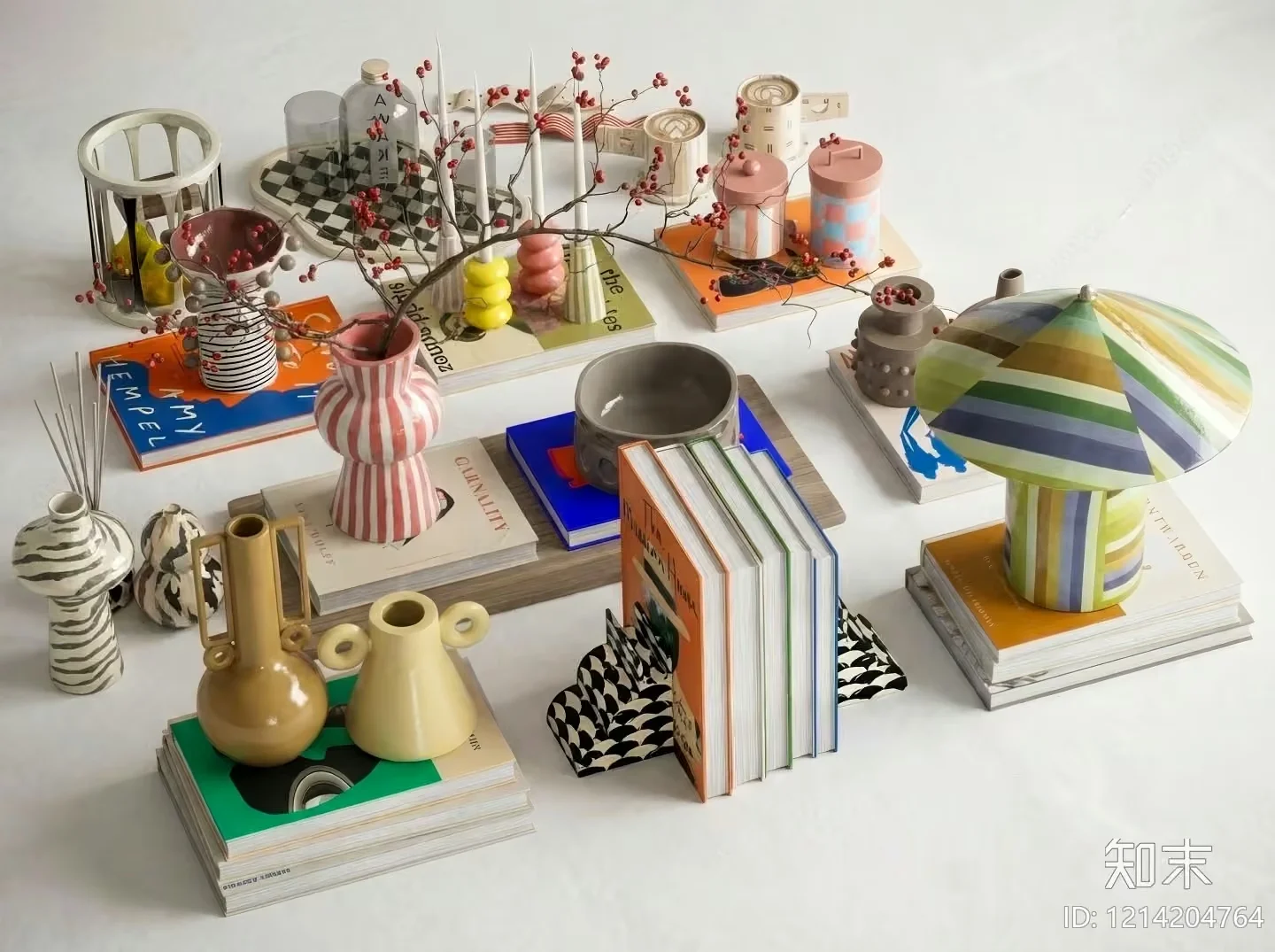 Home Decor Collection 3D Model – 14142 – VRAY Render