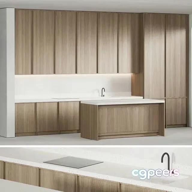 3ds Max Free – Japandi Kitchen