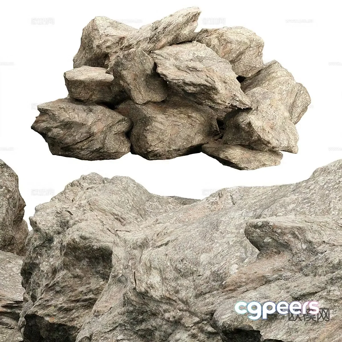 Landscape stone 3d model