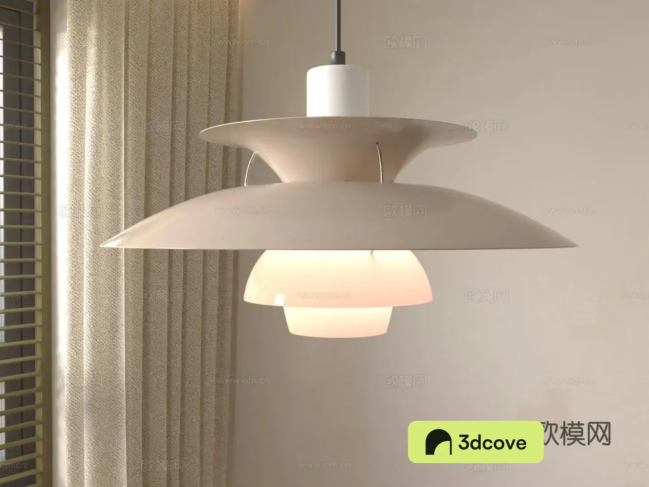 Modern home restaurant chandeliers metal glass lampshade circular chandeliers
