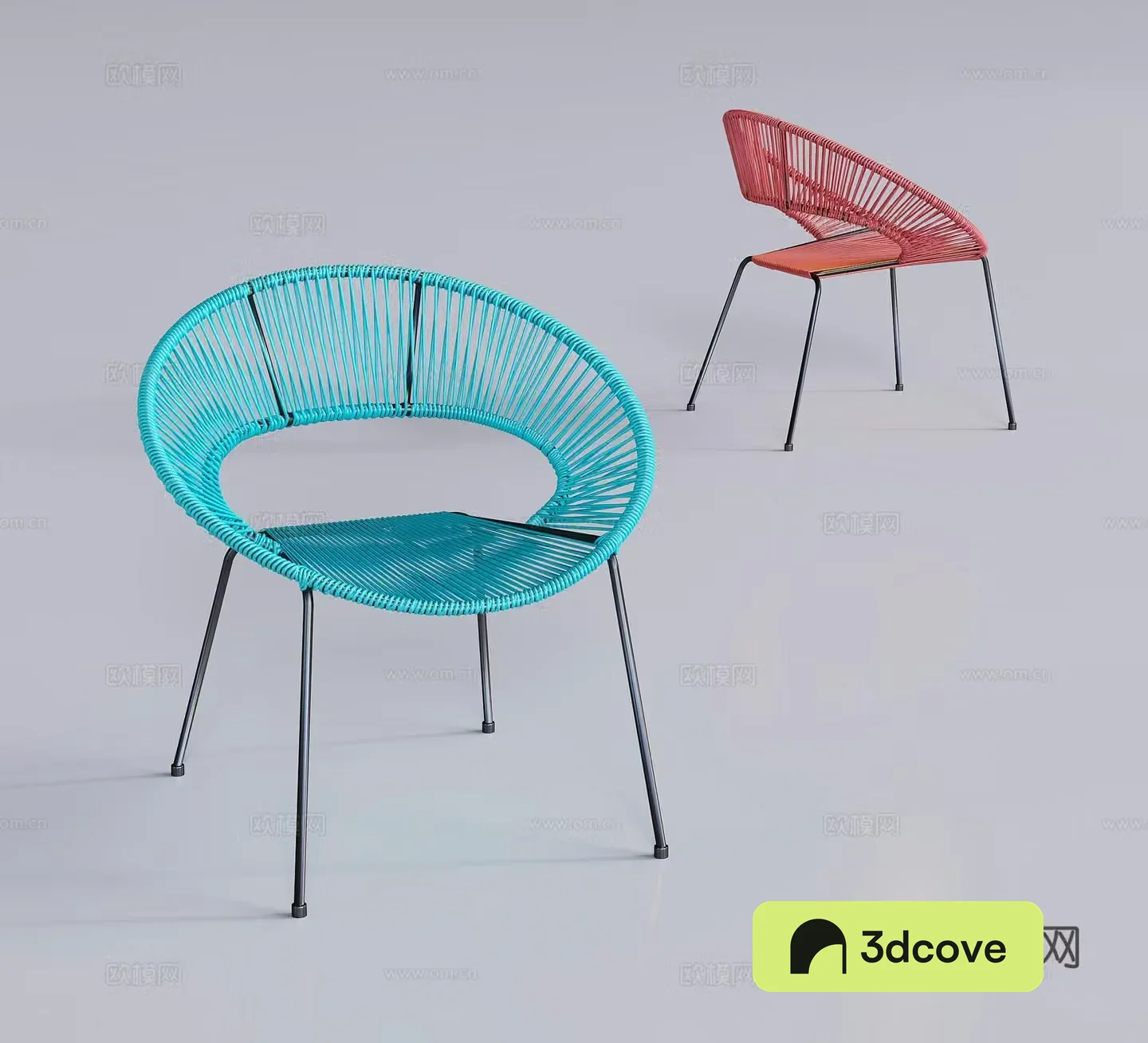 Modern leisure chair single chair dining chair coffee chair