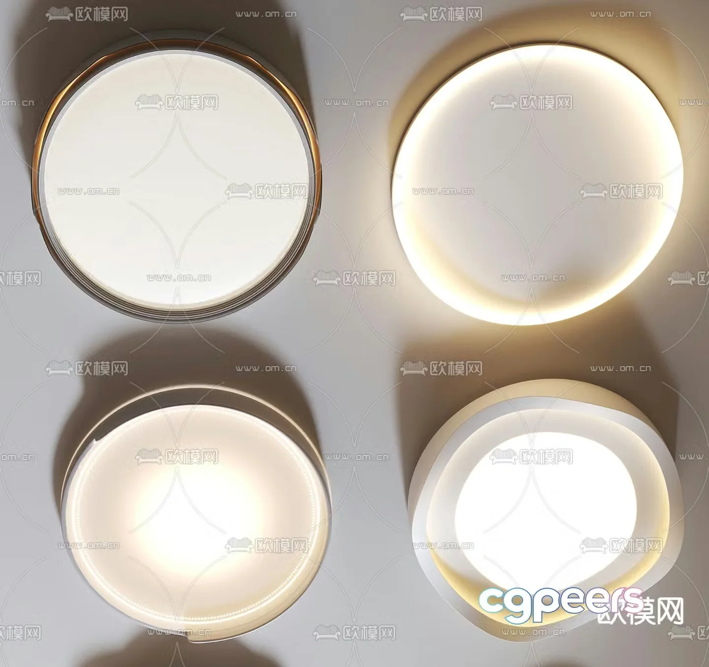 Ceiling lamp bedroom lamp 3d model