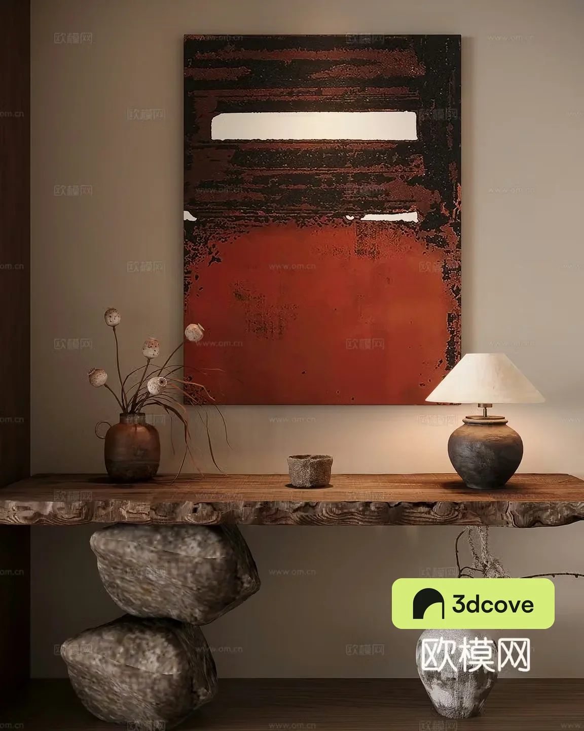 medieval style decorative painting