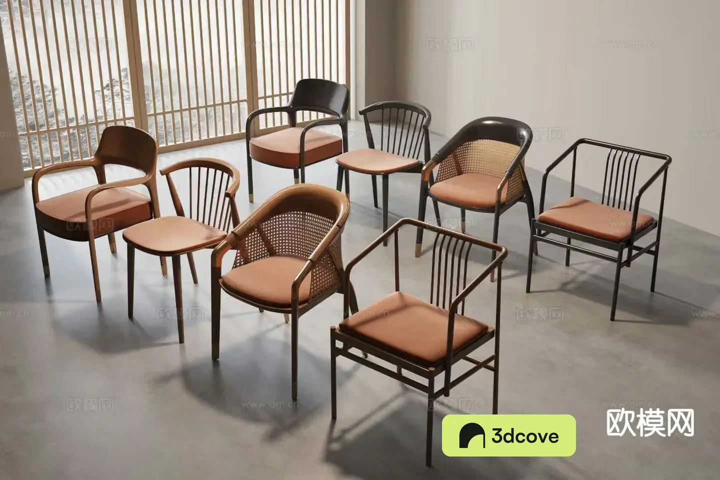 New Chinese style chair armchair