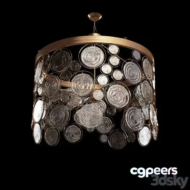 3ds Max Free – EMERY RECYCLED CHANDELIER EMERY RECYCLED INDOOR OUTDOOR GLASS CHANDELIER