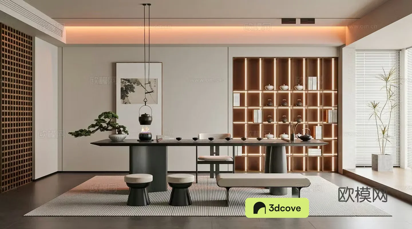 New Chinese tea room