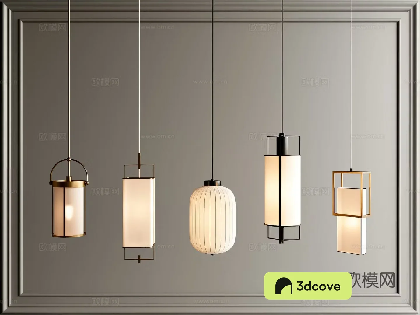 New Chinese style bedside chandelier