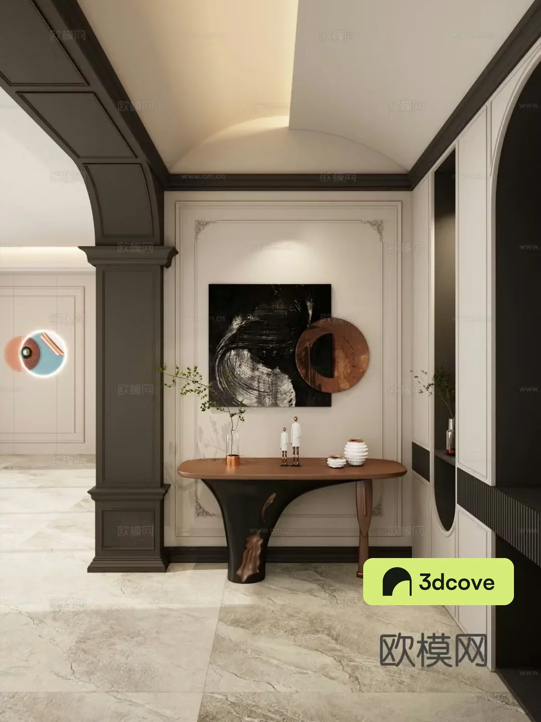 French entrance aisle