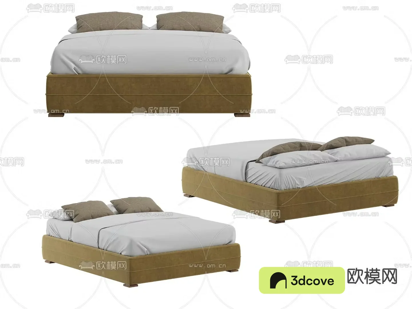 Modern double bed