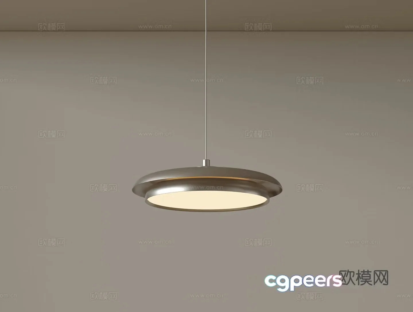 Modern minimalist small chandelier bedside chandelier 3d model