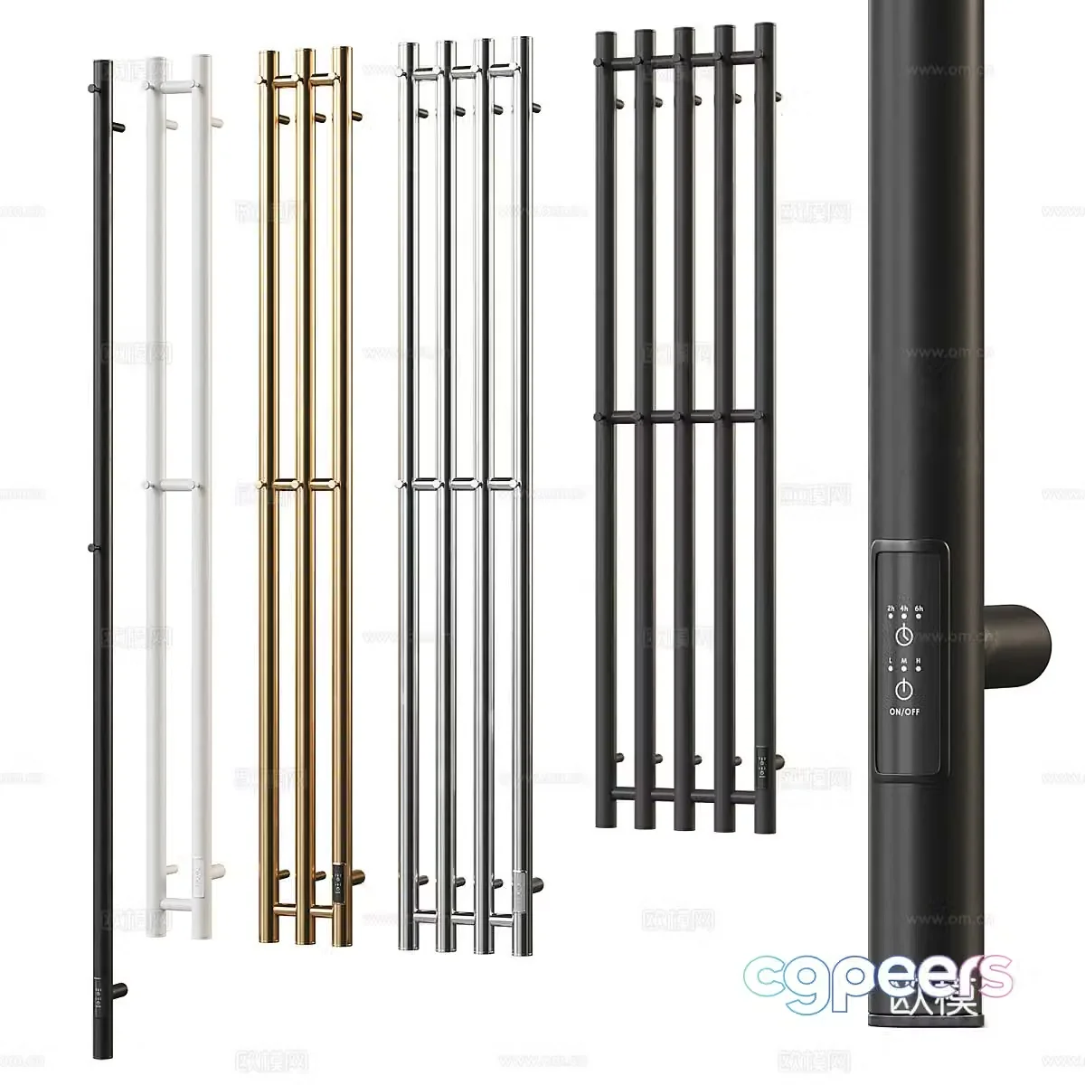 EWRIKA Penelope Electric Towel Rack 3D Model