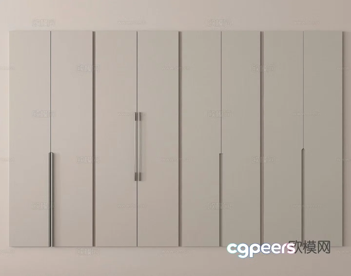 Cabinet door Wardrobe door Shoe cabinet door 3d model