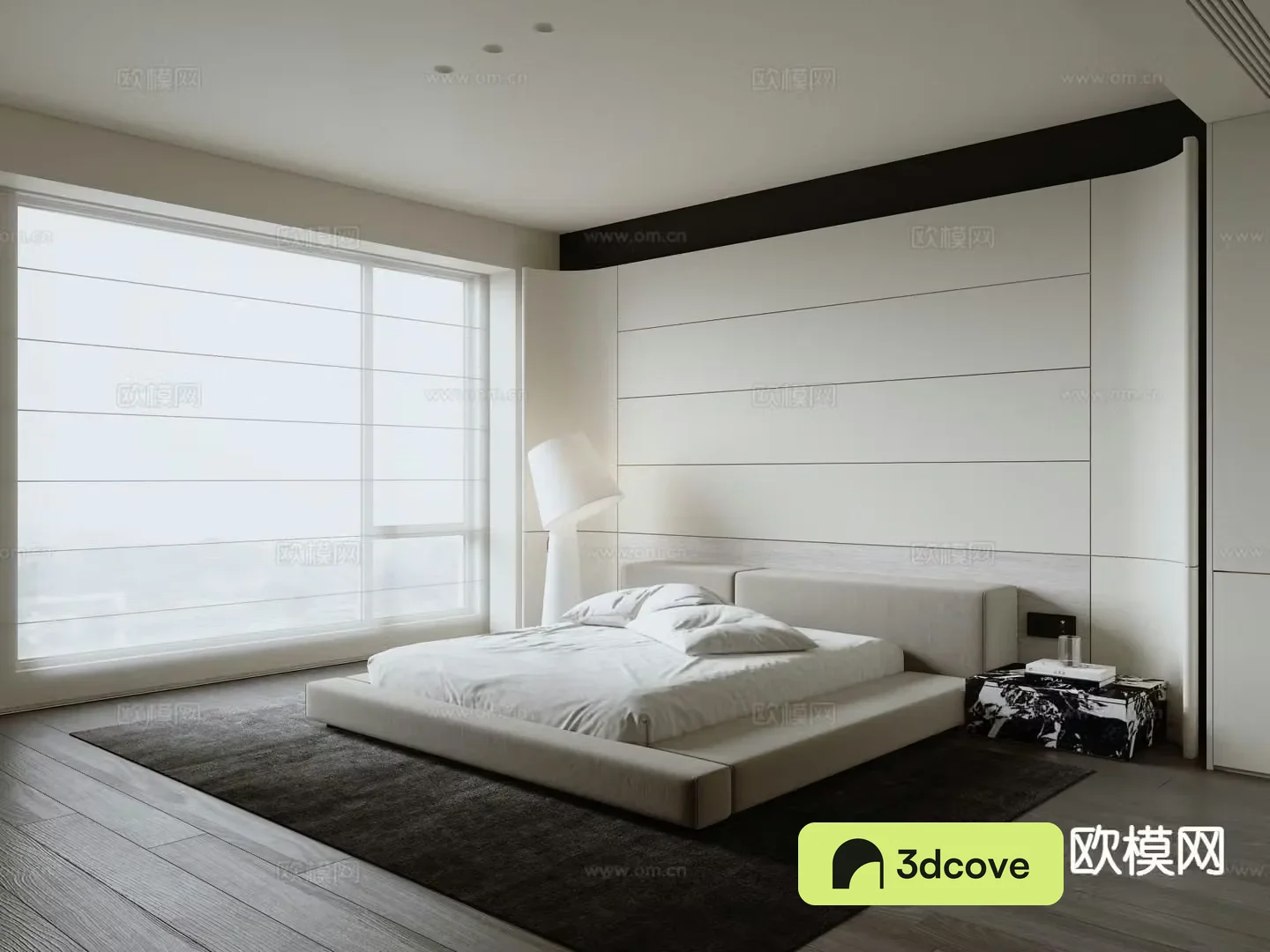 Modern minimalist bedroom master bedroom