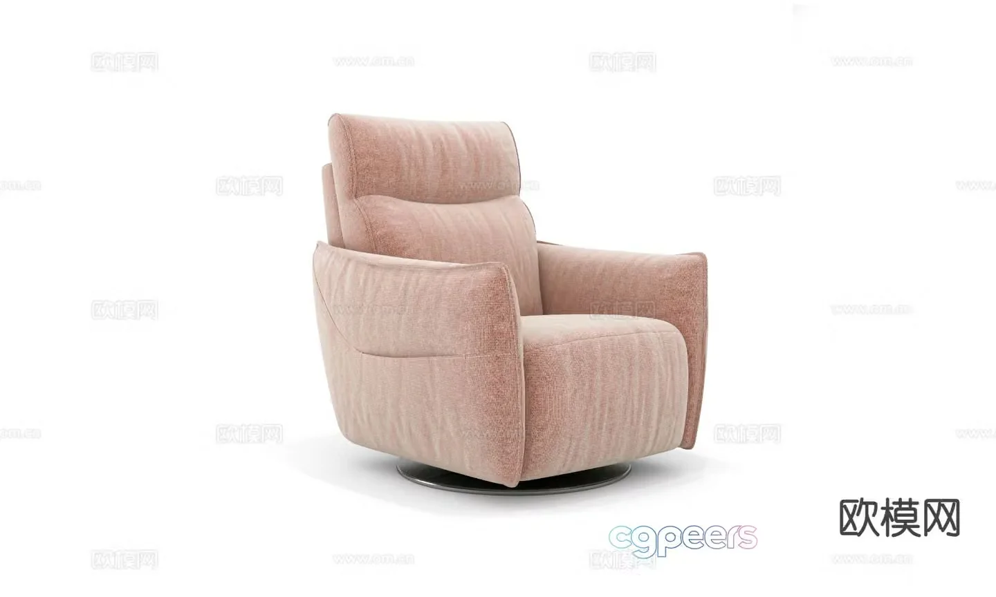Electric function chair massage chair 3d model