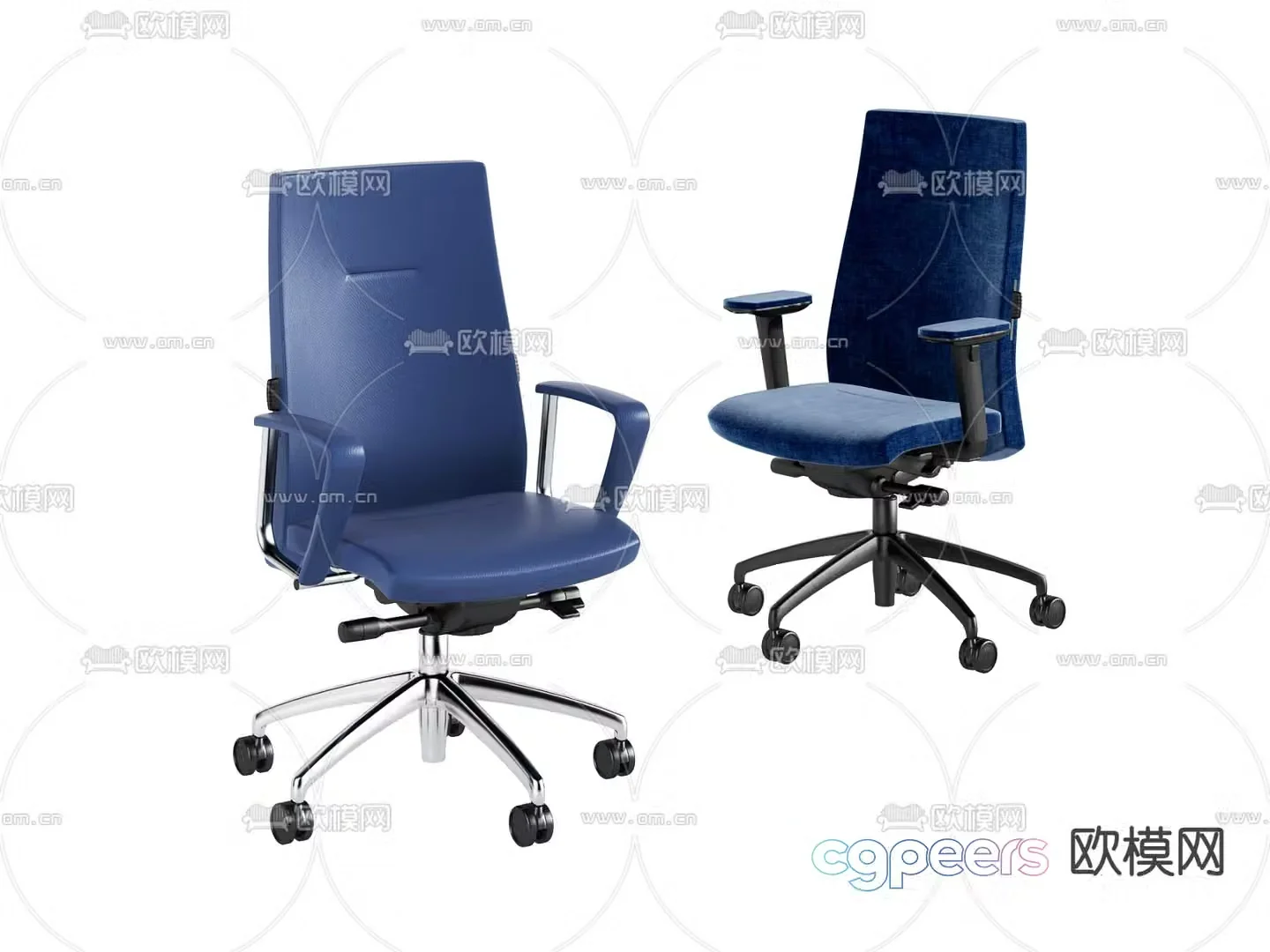 Office chair conference chair staff chair 3d model