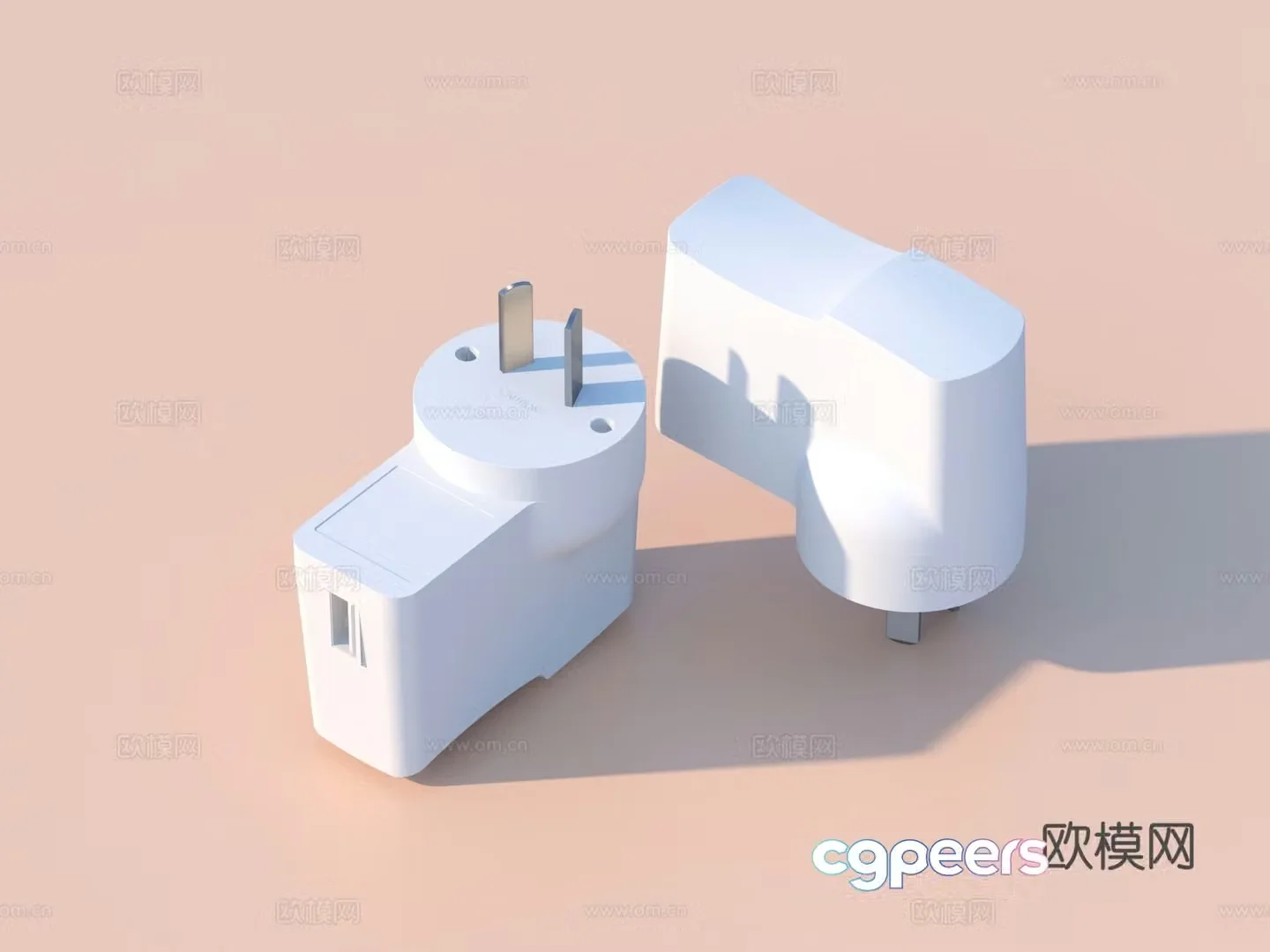 Charging head charger mobile phone charging head 3d model