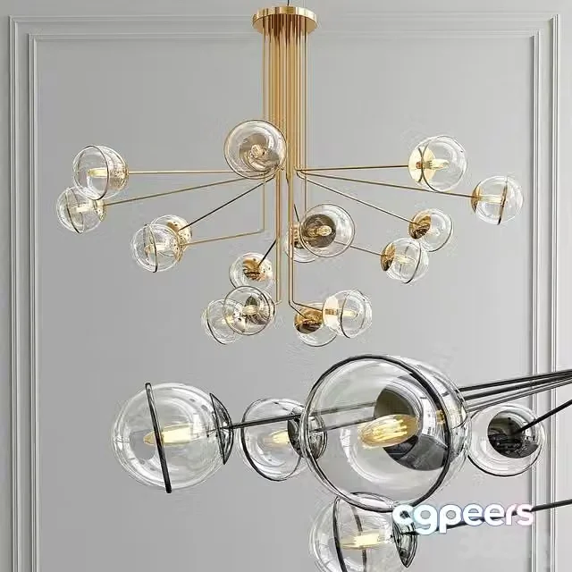 3ds Max Free – Bubbles Pendant OBB413