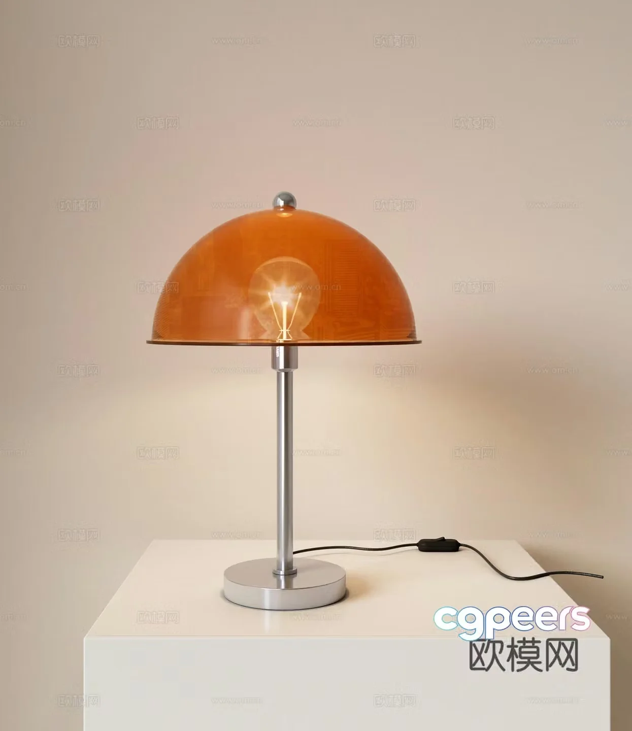 Modern retro desk lamp living room desk lamp bedroom desk lamp 3d model