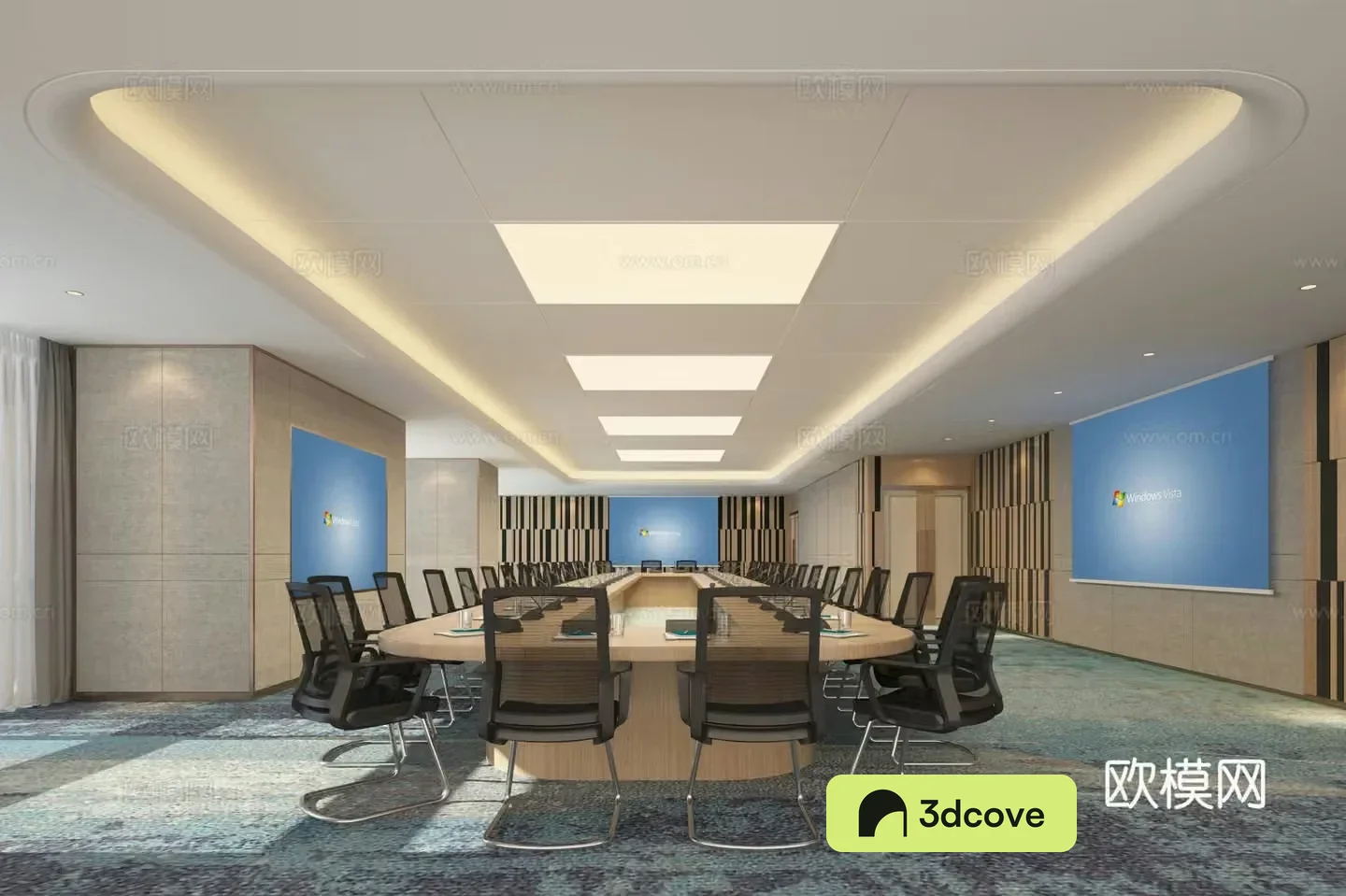 Modern conference room multifunctional room