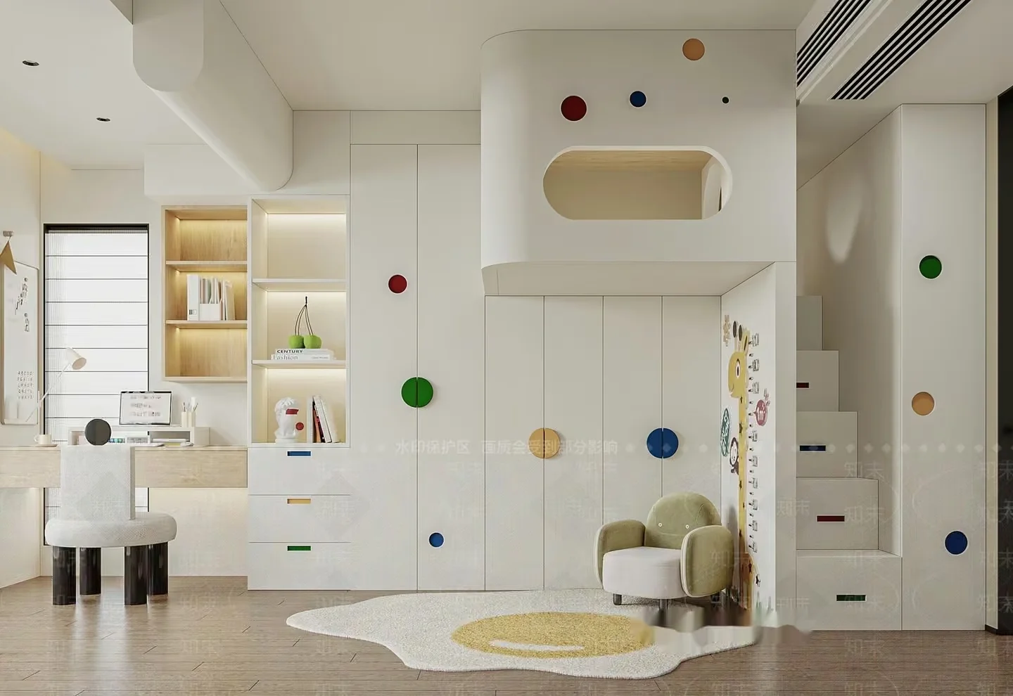 Modern Children’S Room 3D Model – 17179 – VRAY Render