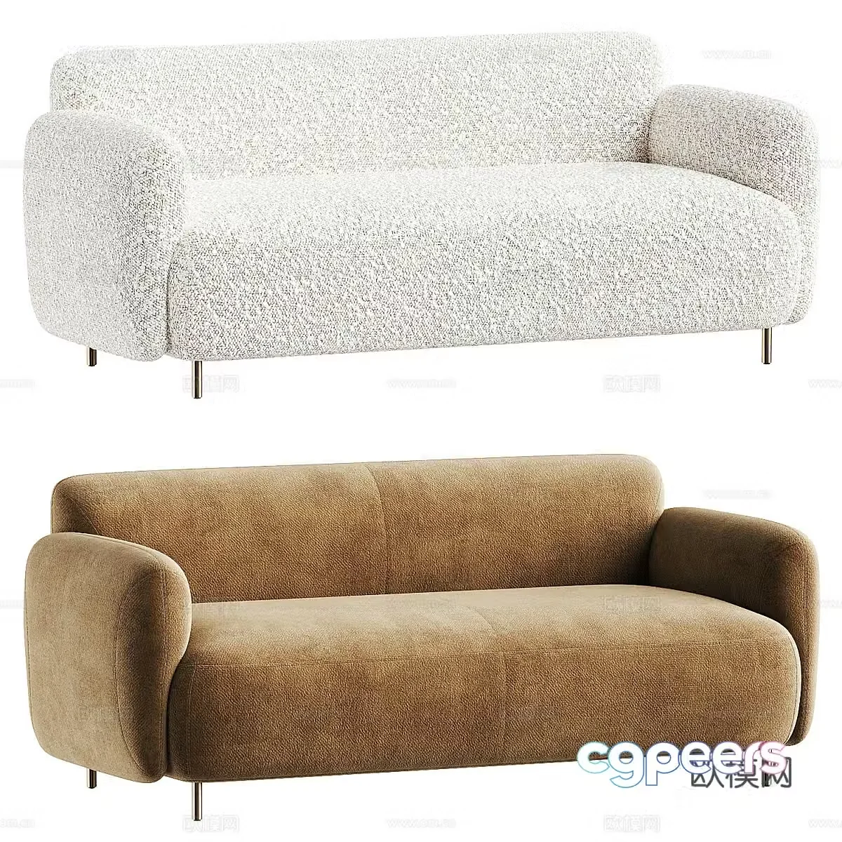 BUDDY 218 | Pedrali Sofa 3d Model