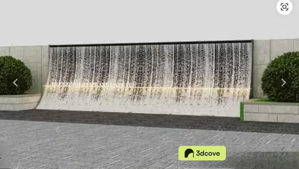Modern Waterfall Wall