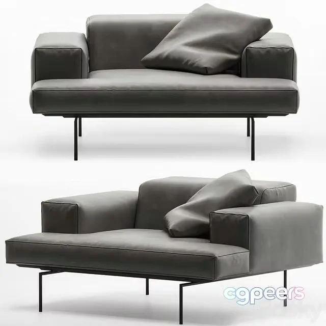3ds Max Free – Living divani somo sofa