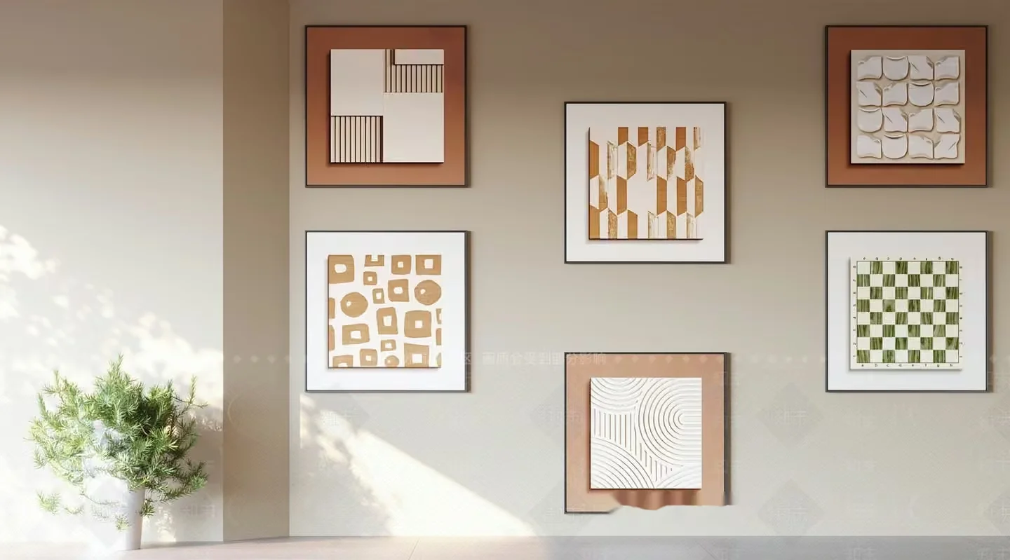 Abstract Art Pieces 3D Model – 9052 – VRAY Render