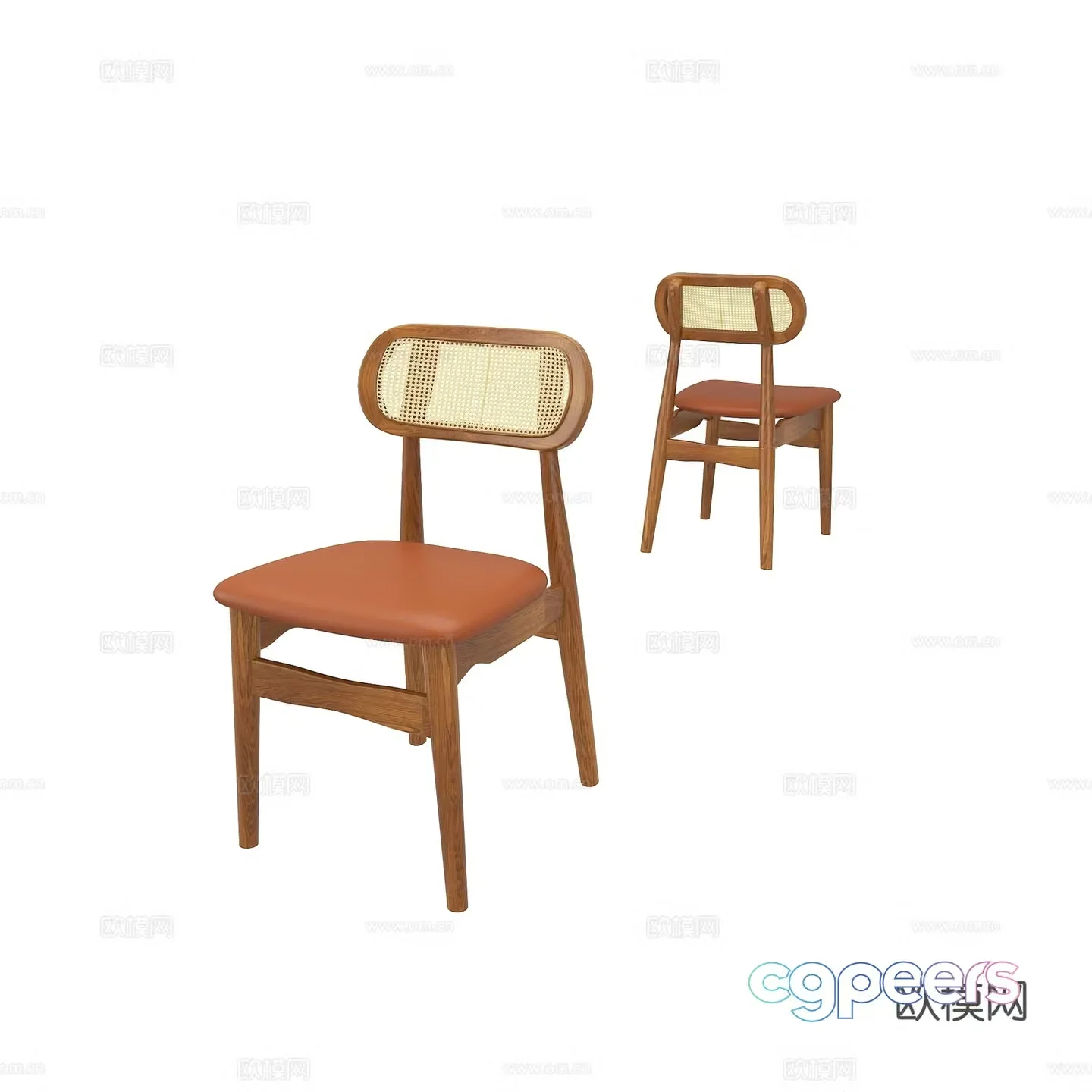 Retro chair 3d model