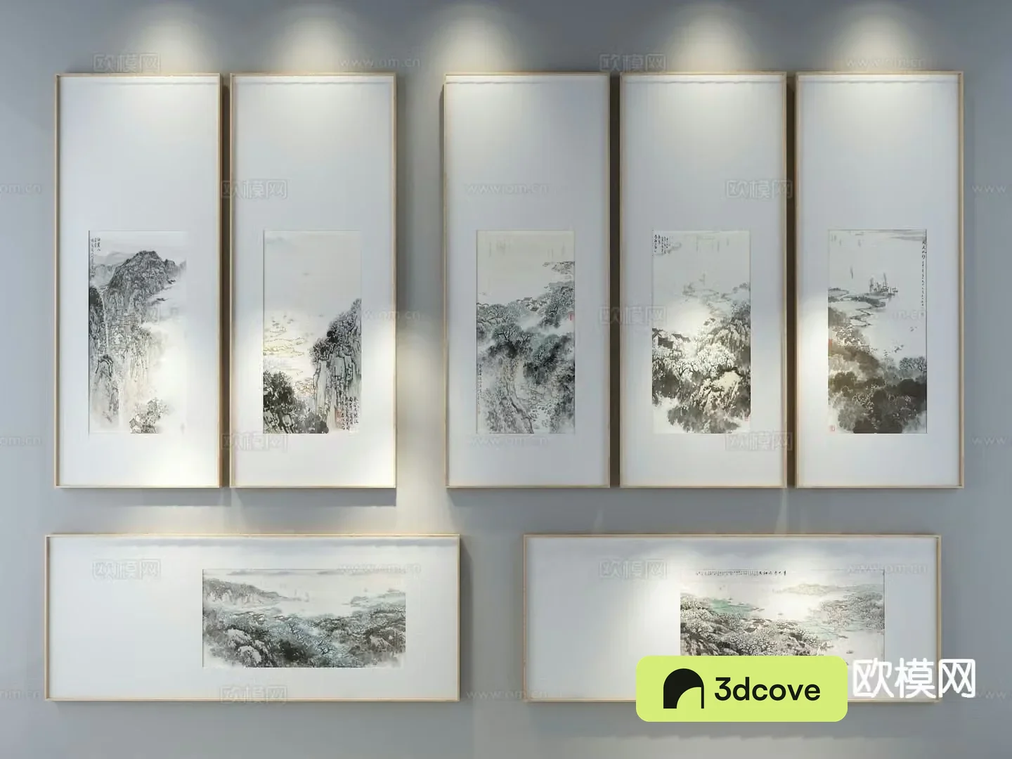 New Chinese style ink painting decorative painting