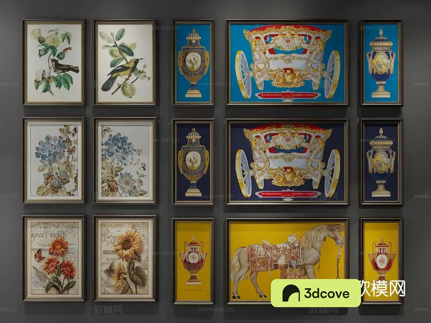European art painting decorative painting