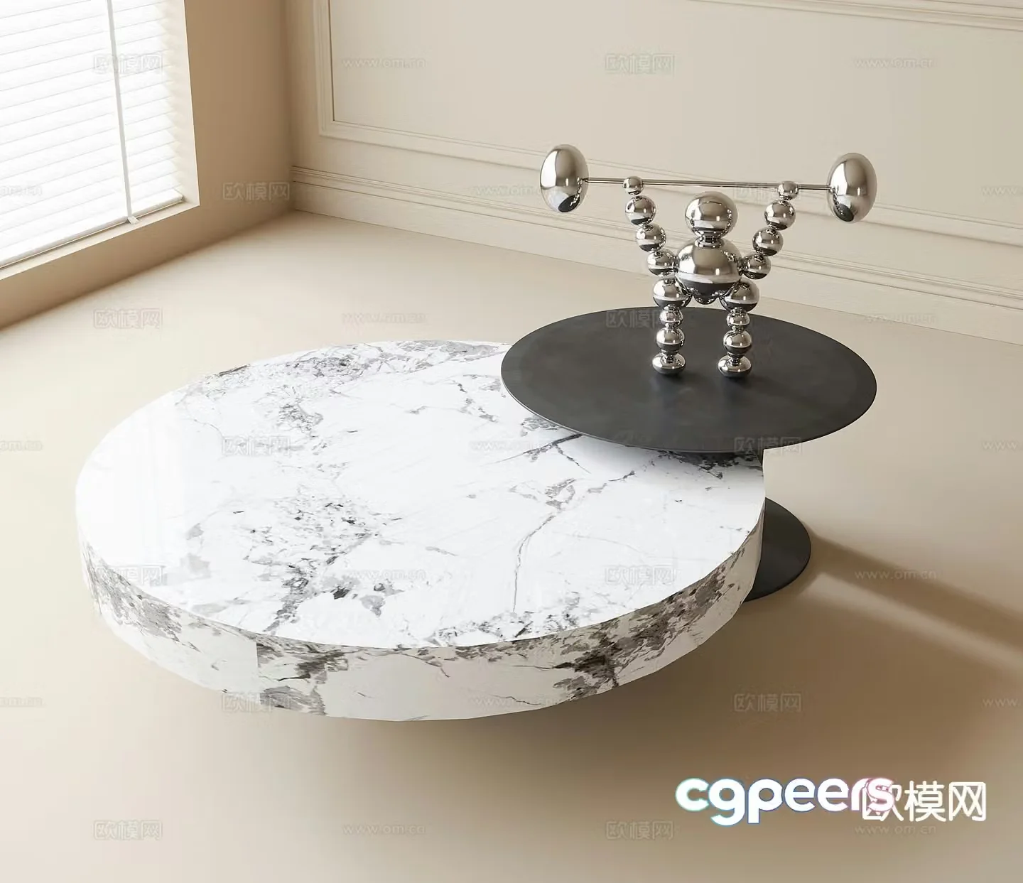 Modern coffee table 3d model