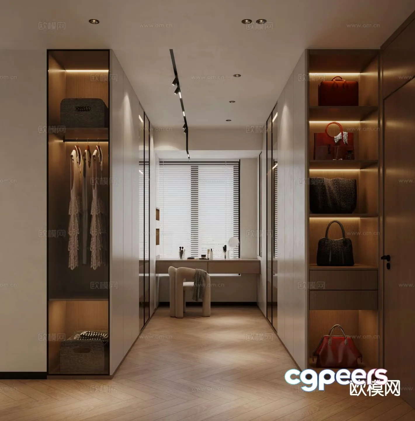 Italian cloakroom 3D model