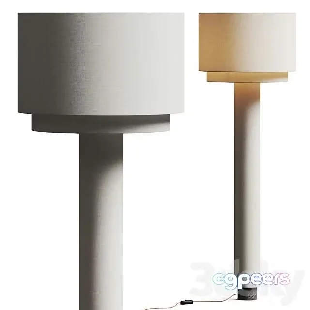 3ds Max Free – Simone and Marcel Kolumno Floor Lamp