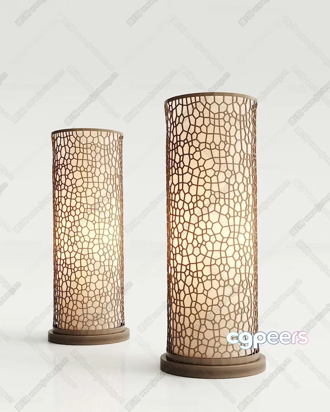 Gold Light Fixture 3D Model – 5428 – VRAY Render