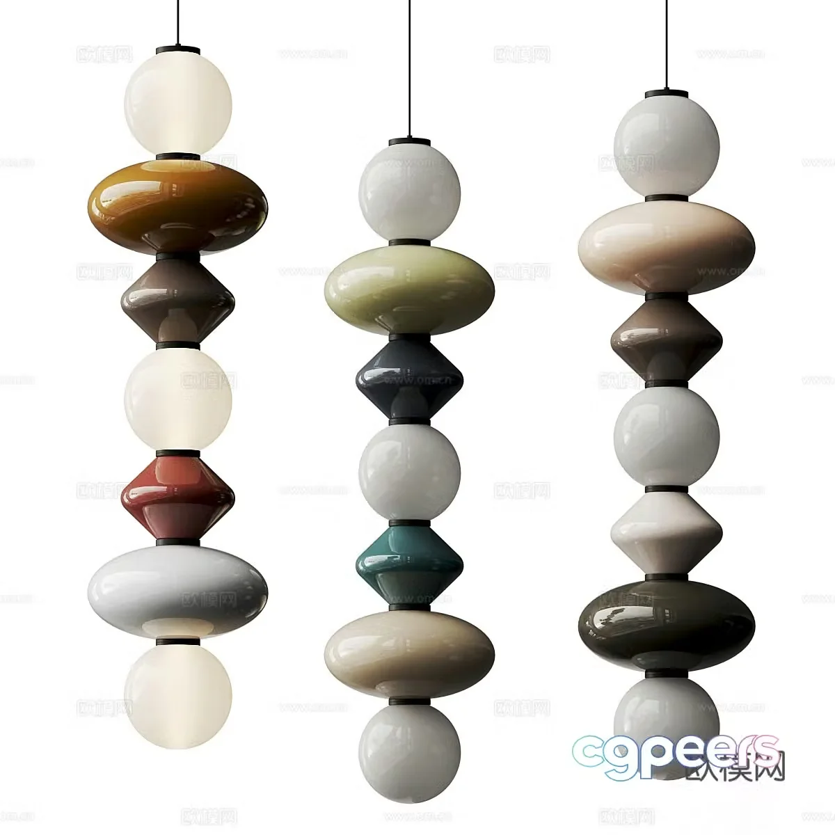Creative chandelier 3d model