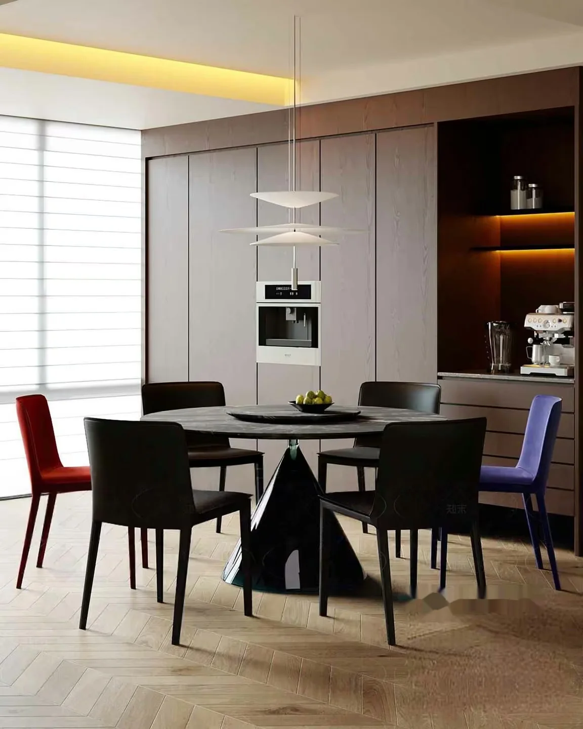 Modern Dining Room 3D Model – 4106 – VRAY Render