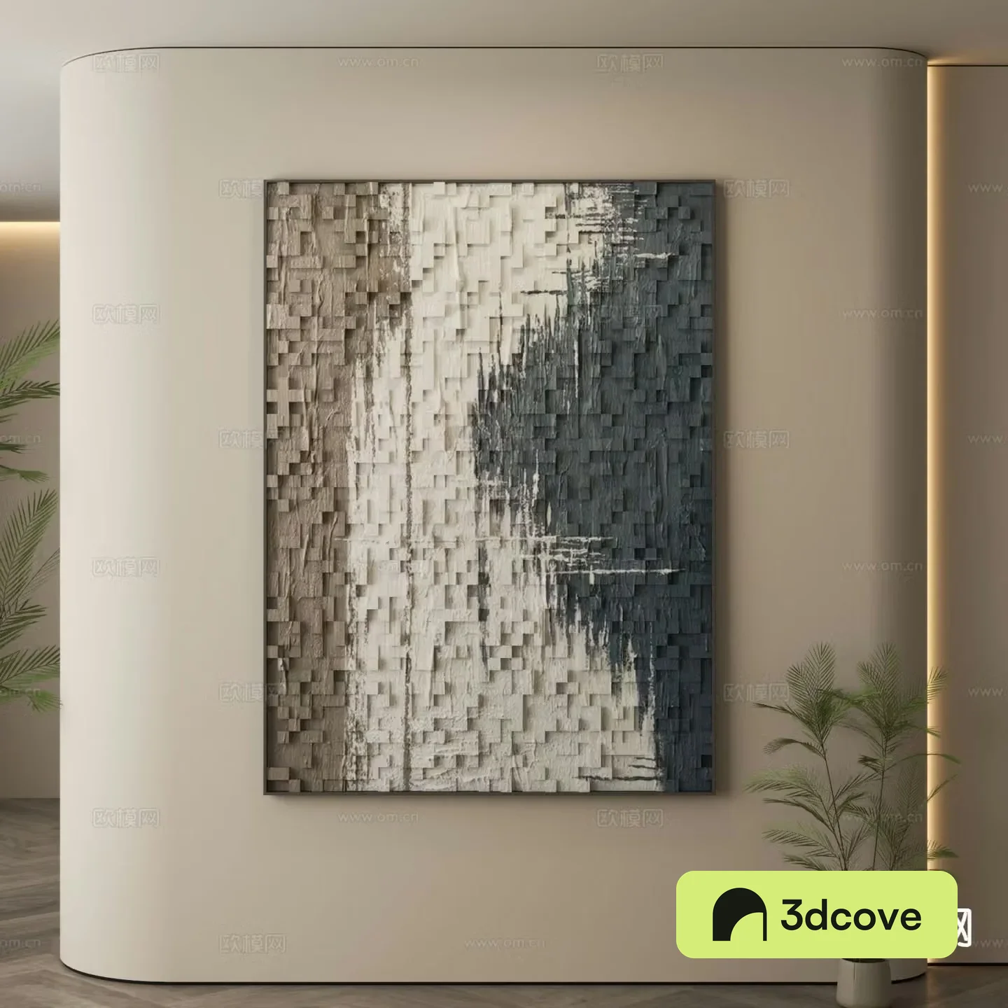 Three-dimensional painting decorative painting hanging painting