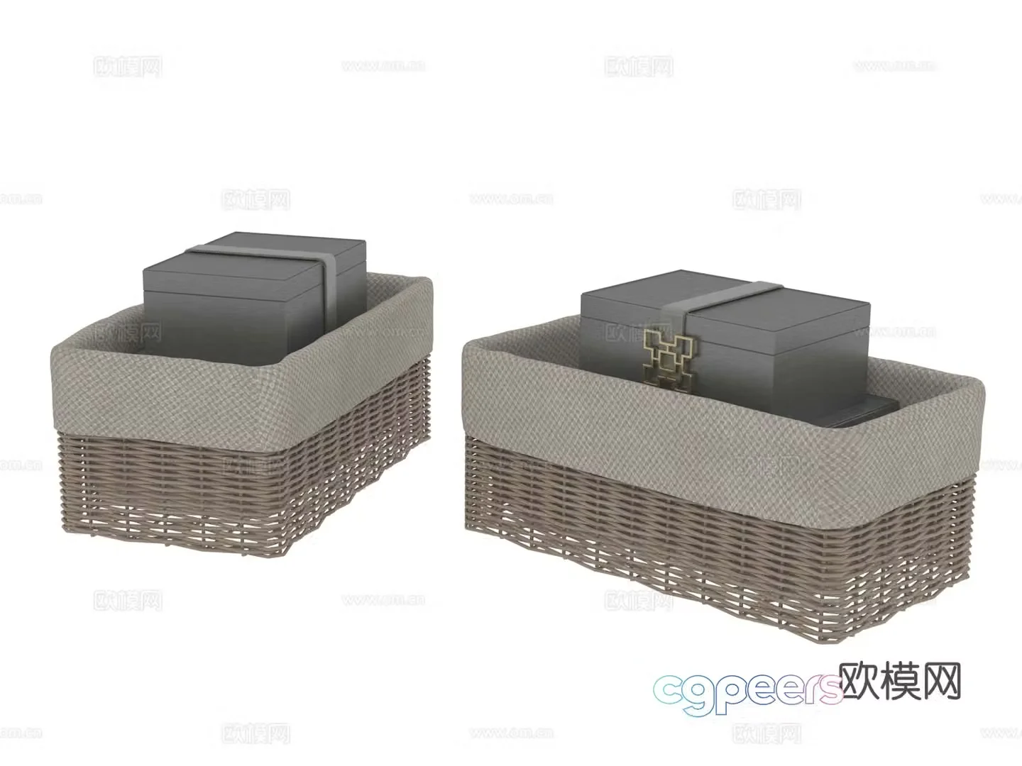 Daily necessities Basket 3d model