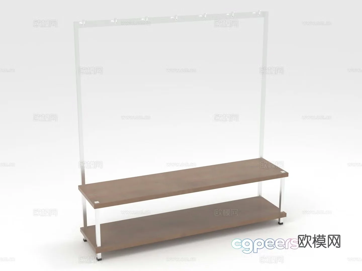 Clothing rack storage rack display rack coat rack 3d model