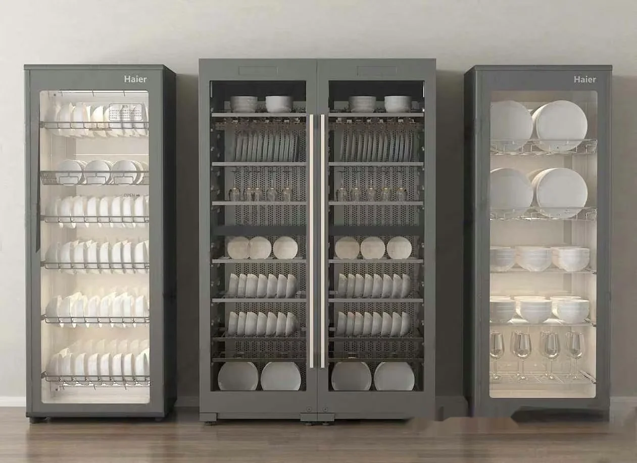 Grey Dish Storage Units 3D Model – 3206 – VRAY Render