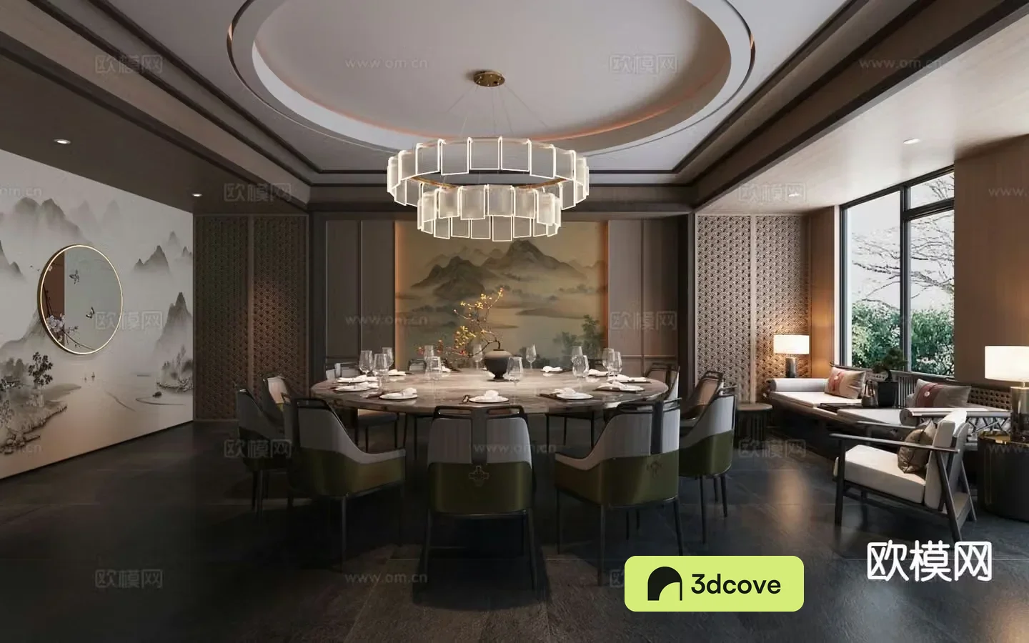 New Chinese restaurant private room