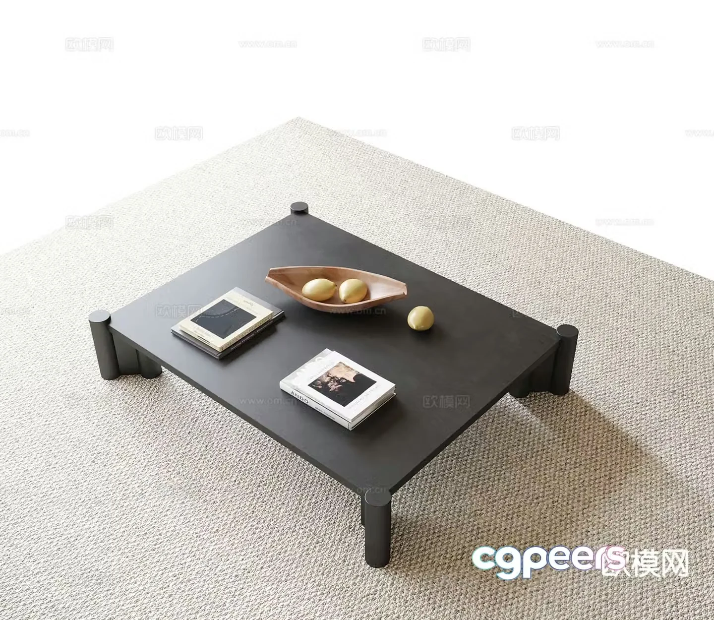 Modern coffee table 3d model
