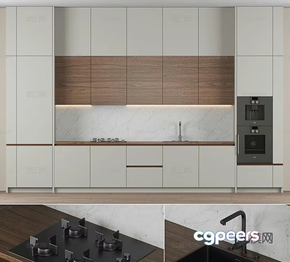 Modern cabinet 3d model
