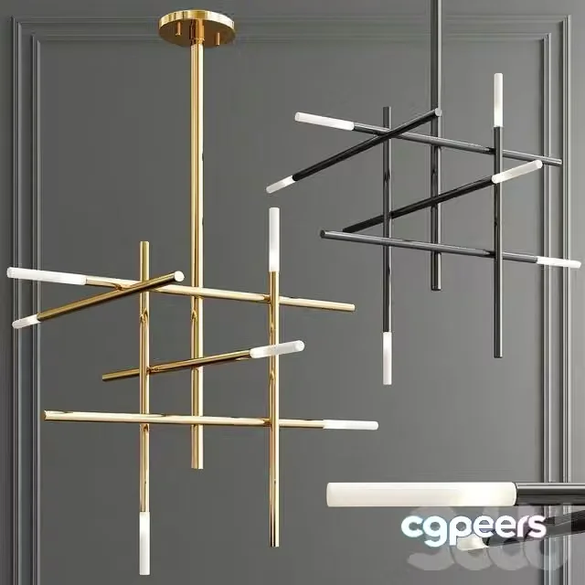 3ds Max Free – Traverse chandelier