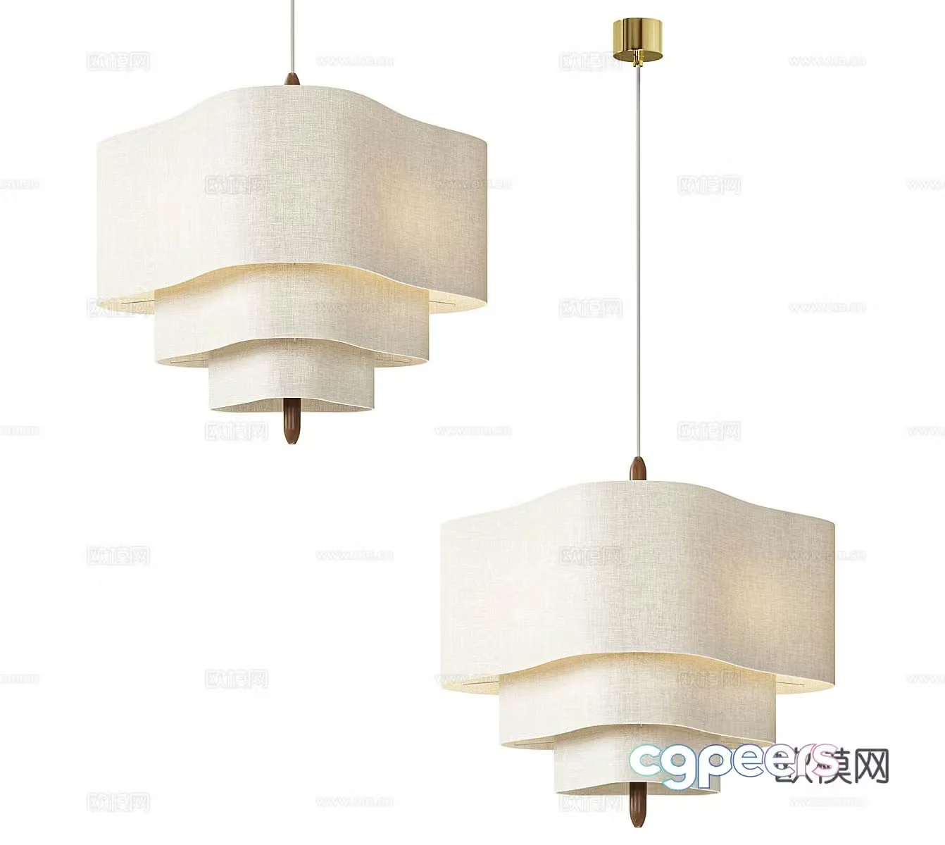 Wasabi Chandelier Paper Chandelier Bedside Chandelier Restaurant Chandelier Bar Chandelier Hotel Chandelier 3D Model