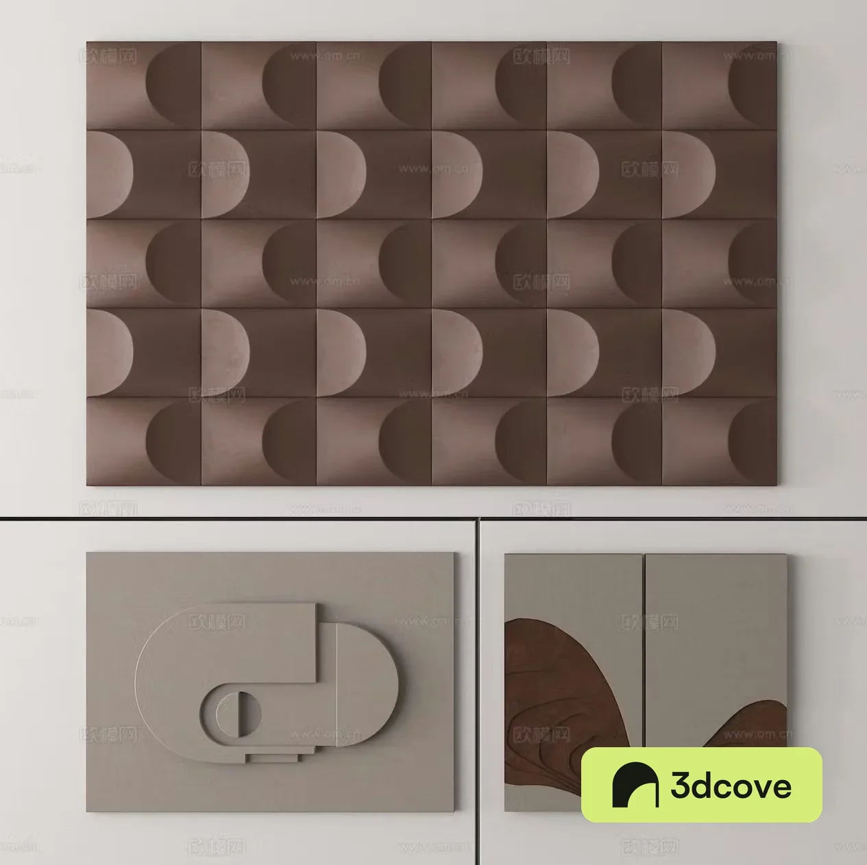 Three-dimensional paintings wall decorations