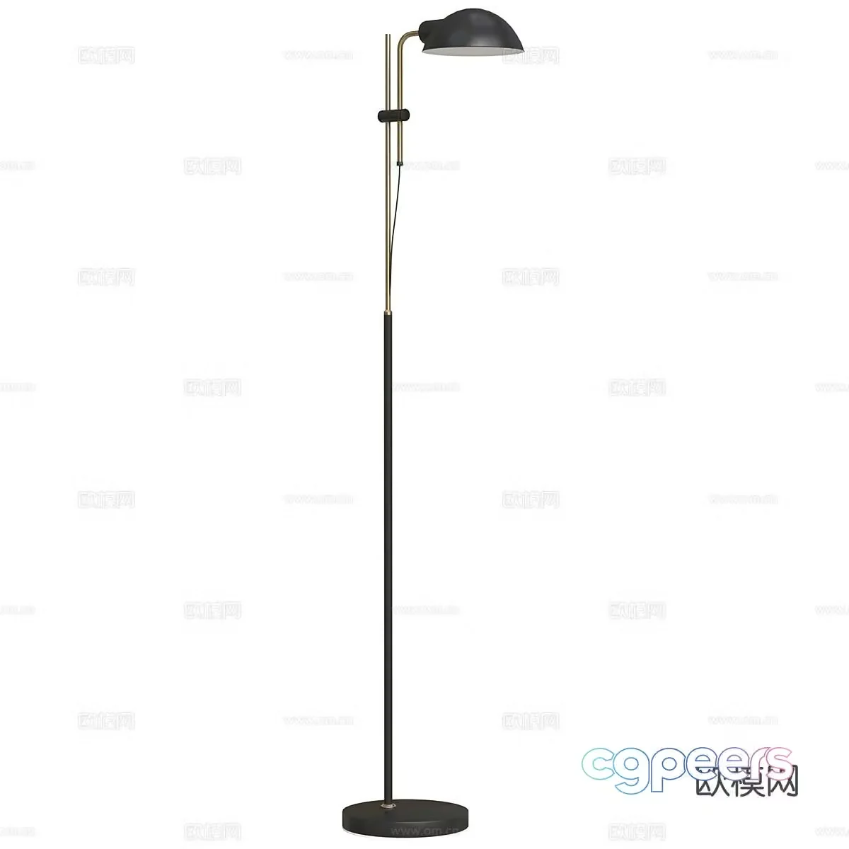 Modern minimalist floor lamp 3d model