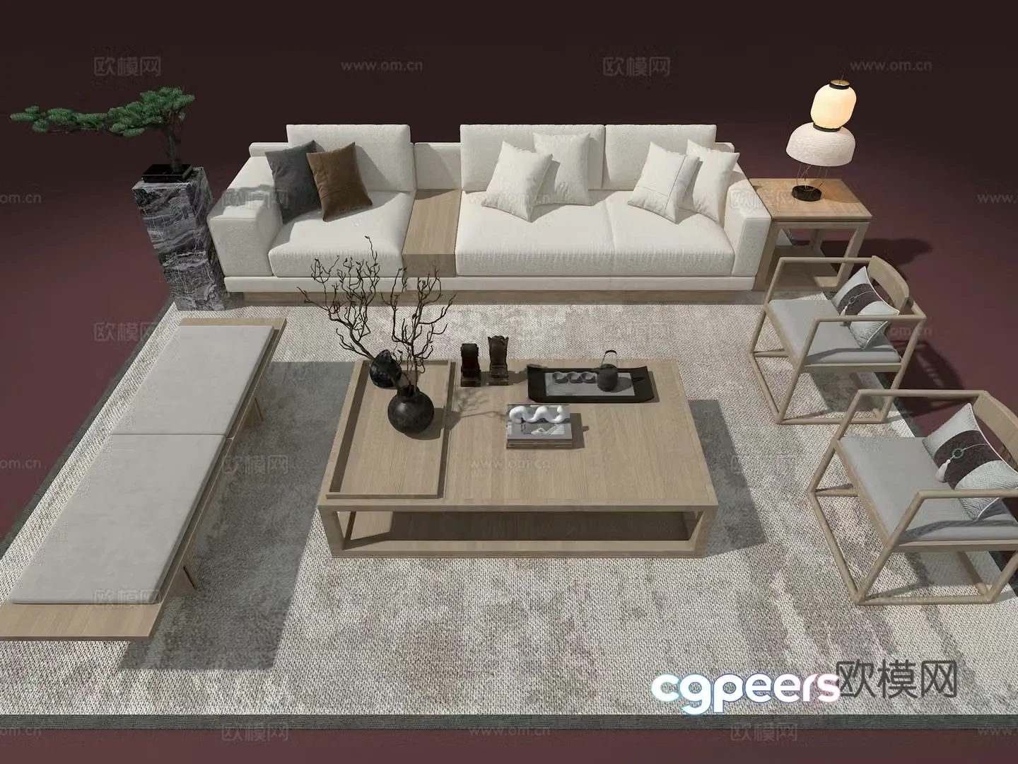 Song’s sofa set 3D model